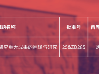 祝贺！刘军教授申报课题获2025年国家社科基金重大项目立项